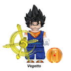 Vegeta Dragon Ball LEGO-compatible minifigure | custom brick toy figure