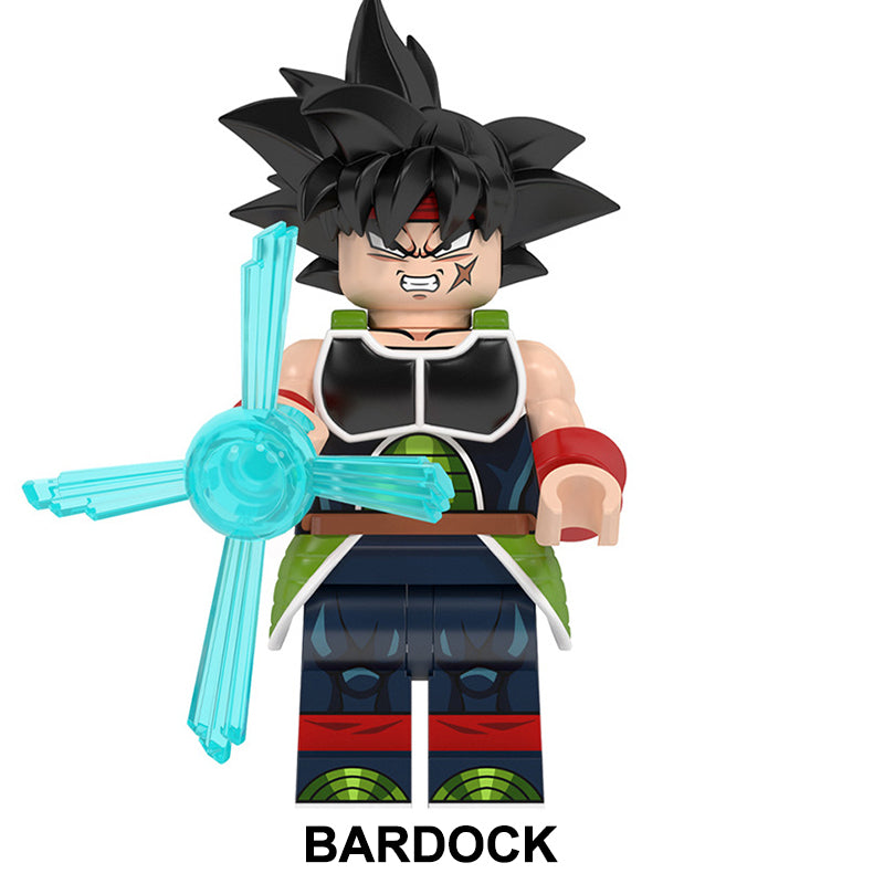 Dragon Ball Bardock The Father Of Goku, Lego-compatible Building Block Minifigures, 8 Pcs Collection