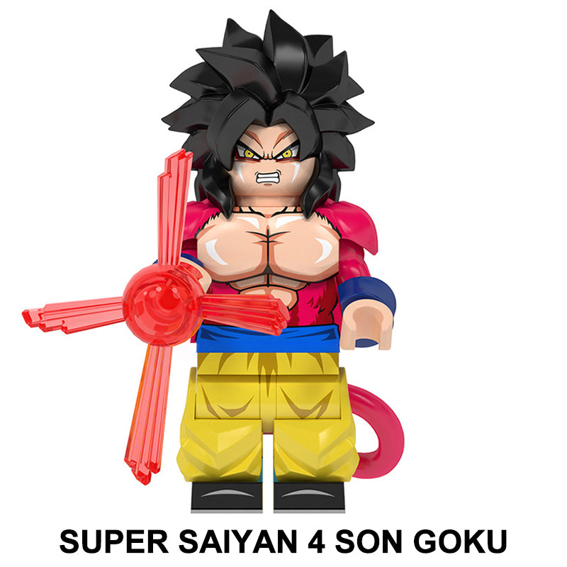 Dragon Ball Broly Super Saiyan Broly, Lego-compatible Building Block Minifigures, 8 Pcs Collection