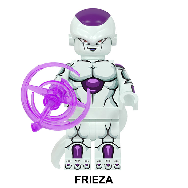 Dragon Ball Frieza Lord Frieza, Lego-compatible Building Block Minifigures, 8 Pcs Collection