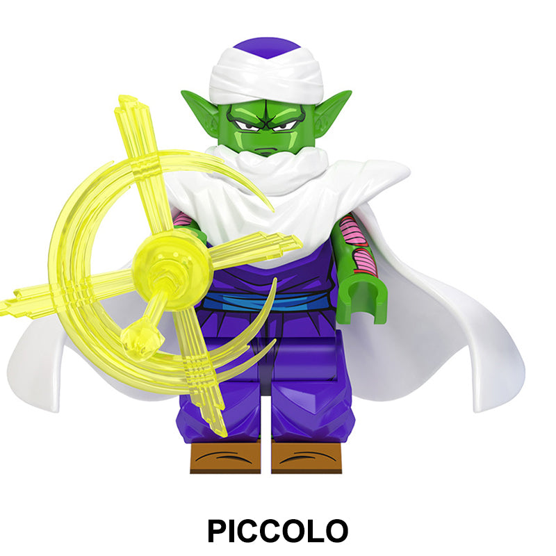 Dragon Ball Piccolo Piccolo Junior, Lego-compatible Building Block Minifigures, 8 Pcs Collection