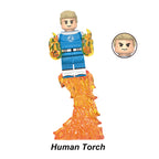 Fantastic Four Marvel Franklin, Lego-compatible Building Block Minifigures, 6 Pcs Collection
