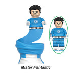 Fantastic Four Marvel Mister Fantastic, Lego-compatible Building Block Minifigures, 6 Pcs Collection