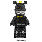 Nightmare Fnaf LEGO-compatible minifigure | custom brick toy figure