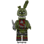 Springtrap Fnaf LEGO-compatible minifigure | custom brick toy figure