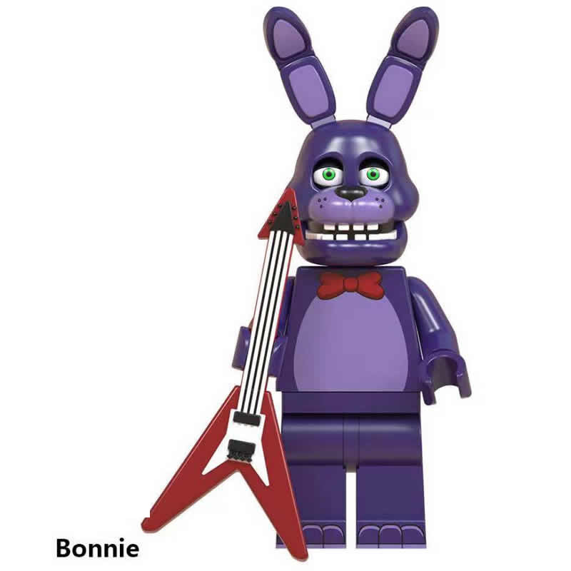 Five Nights At Freddys Fnaf Bonnie, Lego-compatible Building Block Minifigures, 8 Pcs Collection