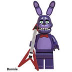 Five Nights At Freddys Fnaf Bonnie, Lego-compatible Building Block Minifigures, 8 Pcs Collection