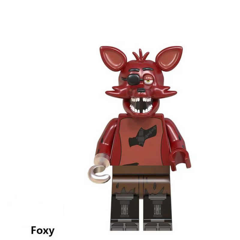 Five Nights At Freddys Fnaf Foxy, Lego-compatible Building Block Minifigures, 8 Pcs Collection