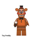 Five Nights At Freddys Fnaf Toy Freddy, Lego-compatible Building Block Minifigures, 8 Pcs Collection
