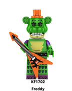 Five Nights At Freddys Fnaf Montgomery Gator, Lego-compatible Building Block Minifigures, 8 Pcs Collection