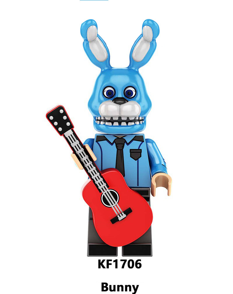 Five Nights At Freddys Fnaf Security Bonnie, Lego-compatible Building Block Minifigures, 8 Pcs Collection