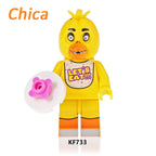Chica The Five Nights at Freddy's LEGO-compatible minifigure | custom brick minifigures