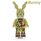 Springtrap Five Nights at Freddy's LEGO-compatible minifigure | custom brick minifigures