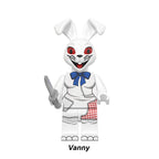 Vanny (Vanessa) FNaF minifigure, Security Breach antagonist custom building block figure.