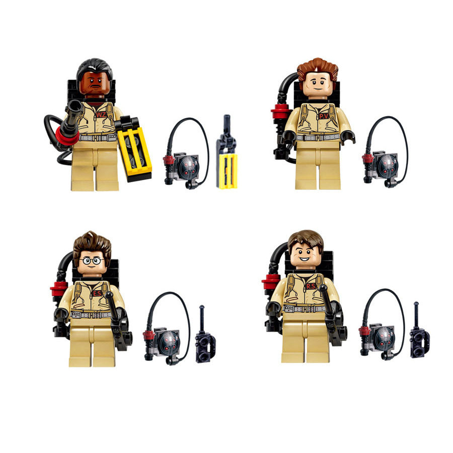 Ghostbusters  3, Lego-compatible Building Block Minifigures, 5 Pcs Collection