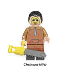 Leatherface Horror Movie LEGO-compatible minifigure | custom brick toy figure