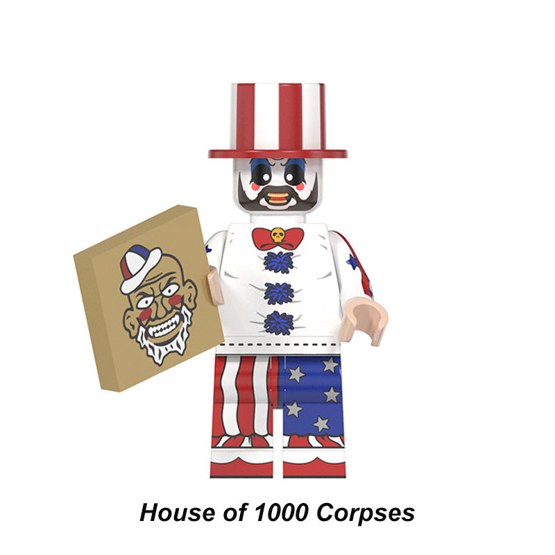 Captain Spaulding House of 1000 Corpses LEGO-compatible minifigure | custom brick minifigures