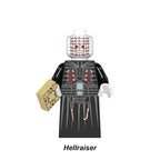 Hellraiser Pinhead Horror Movie LEGO-compatible minifigure | custom brick minifigures