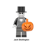 Jack Skellington Nightmare Before Christmas LEGO-compatible minifigure | custom brick minifigures