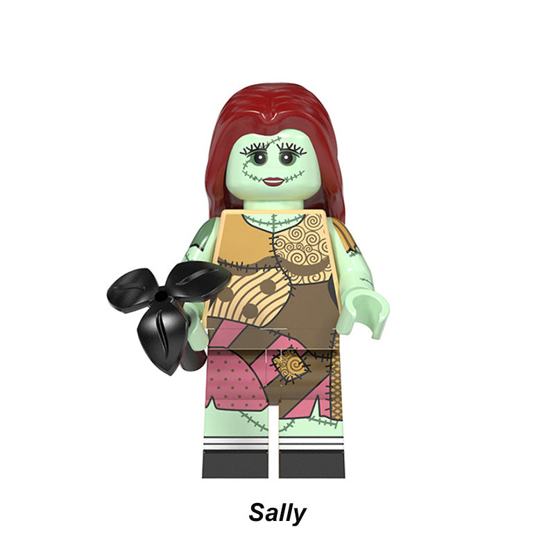 Sally Nightmare Before Christmas LEGO-compatible minifigure | custom brick minifigures