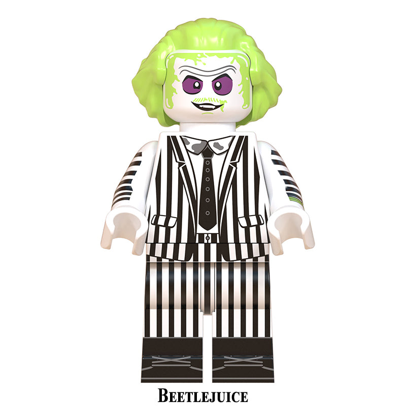 Horror Movie Beetlejuice From Beetlejuice, Lego-compatible Building Block Minifigures, 8 Pcs Collection