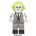 Horror Movie Beetlejuice From Beetlejuice, Lego-compatible Building Block Minifigures, 8 Pcs Collection