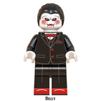 Horror Movie Billy The Puppet From Saw, Lego-compatible Building Block Minifigures, 8 Pcs Collection