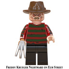Horror Movie Freddy Krueger From A Nightmare On Elm Street, Lego-compatible Building Block Minifigures, 8 Pcs Collection