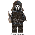 Horror Movie Ghostface From Scream, Lego-compatible Building Block Minifigures, 8 Pcs Collection