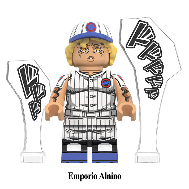 Emporio Alnino JoJo's Bizarre Adventure LEGO-compatible minifigure | custom brick minifigures