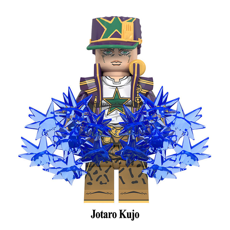 Jotaro Kujo Part 6 JoJo's Bizarre Adventure LEGO-compatible minifigure | custom brick minifigures