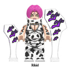 Rikiel JoJo's Bizarre Adventure LEGO-compatible minifigure | custom brick minifigures