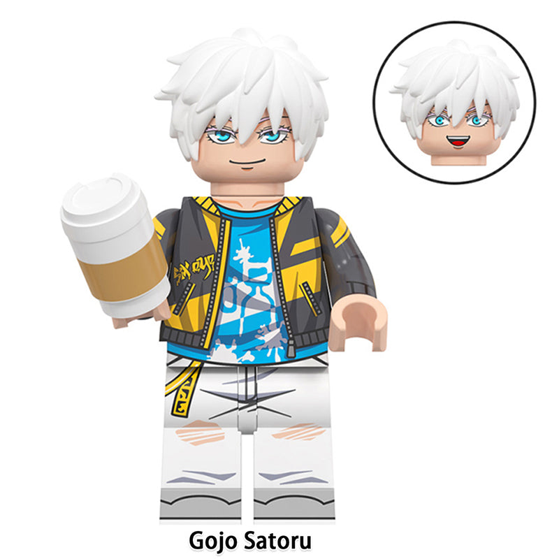 Satoru Gojo Jjk LEGO-compatible minifigure | custom brick toy figure
