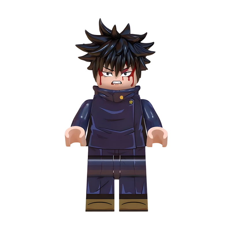 Jujutsu Kaisen Jjk Megumi Fushiguro, Lego-compatible Building Block Minifigures, 8 Pcs Collection
