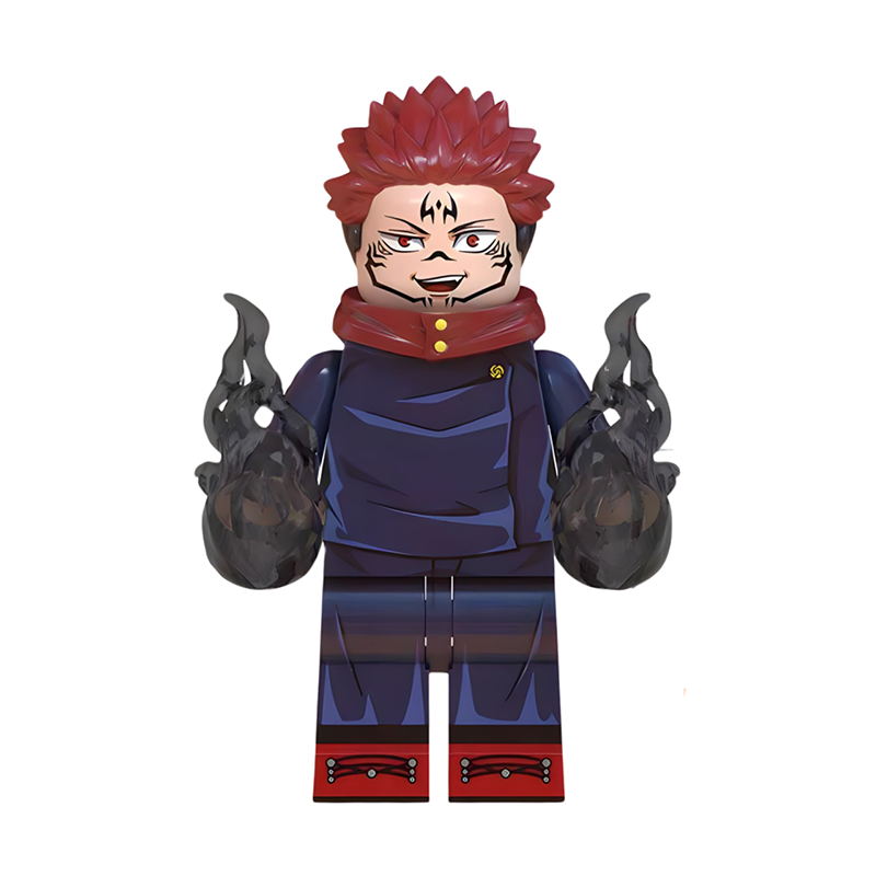 Jujutsu Kaisen Jjk Yuji Itadori, Lego-compatible Building Block Minifigures, 8 Pcs Collection