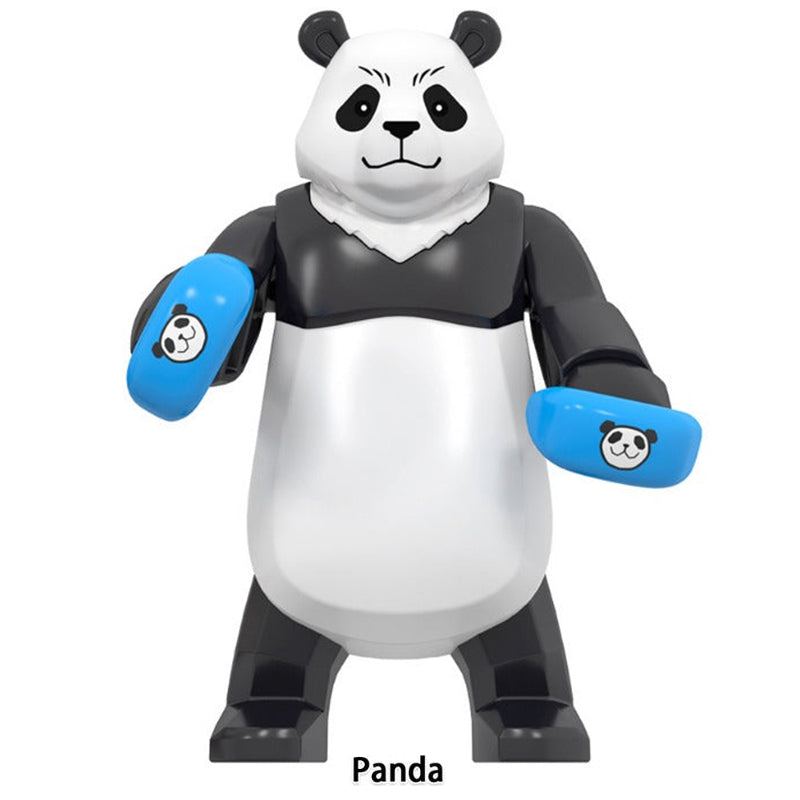 Panda Jujutsu Kaisen LEGO-compatible minifigure | custom brick minifigures