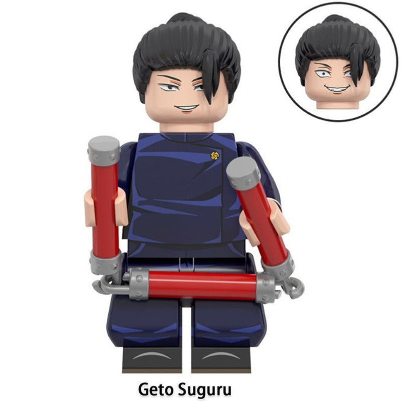Suguru Geto Jujutsu Kaisen LEGO-compatible minifigure | custom brick minifigures