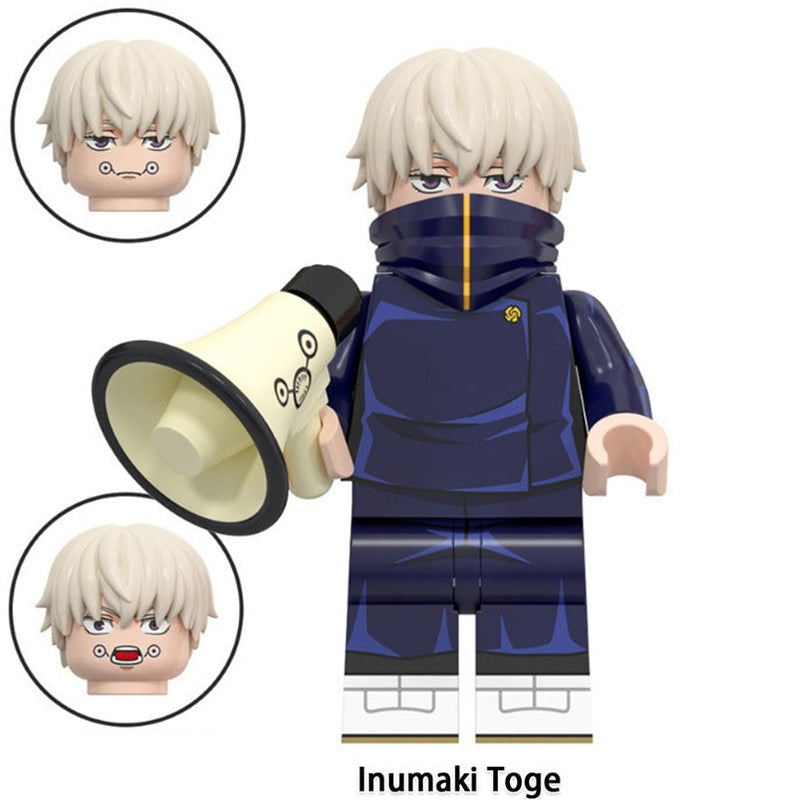 Toge Inumaki Jujutsu Kaisen LEGO-compatible minifigure | custom brick minifigures