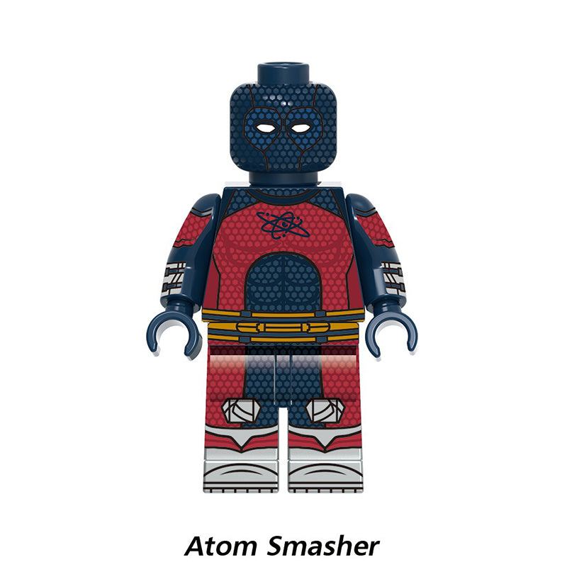 Justice Society Of America Dc Atom Smasher, Lego-compatible Building Block Minifigures, 8 Pcs Collection