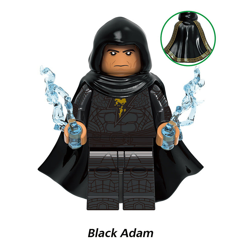 Justice Society Of America Dc Black Adam Known As Adam, Lego-compatible Building Block Minifigures, 8 Pcs Collection