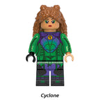 Justice Society Of America Dc Cyclone, Lego-compatible Building Block Minifigures, 8 Pcs Collection
