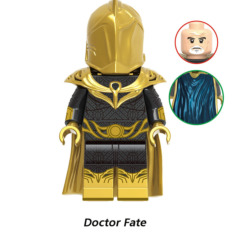 Justice Society Of America Dc Doctor Fate, Lego-compatible Building Block Minifigures, 8 Pcs Collection