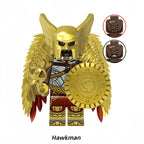 Justice Society Of America Dc Hawkman, Lego-compatible Building Block Minifigures, 8 Pcs Collection