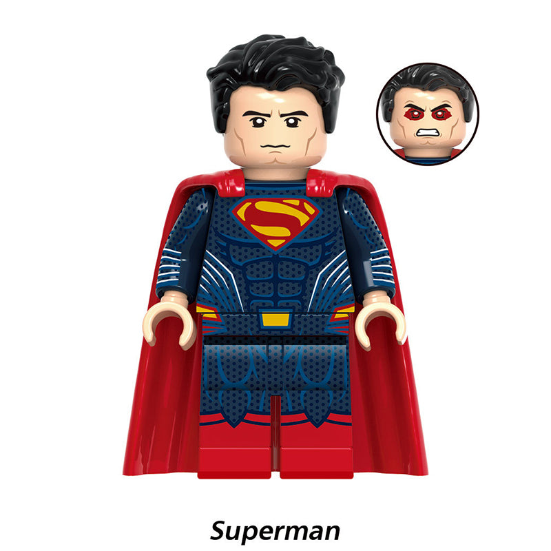 Justice Society Of America Dc Superman, Lego-compatible Building Block Minifigures, 8 Pcs Collection