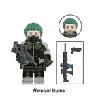 Haruichi Izumo Kaiju No. 8 Defense Force LEGO-compatible minifigure | custom brick minifigures