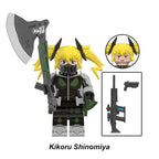 Kikoru Shinomiya Kaiju No. 8 Defense Force LEGO-compatible minifigure | custom brick minifigures