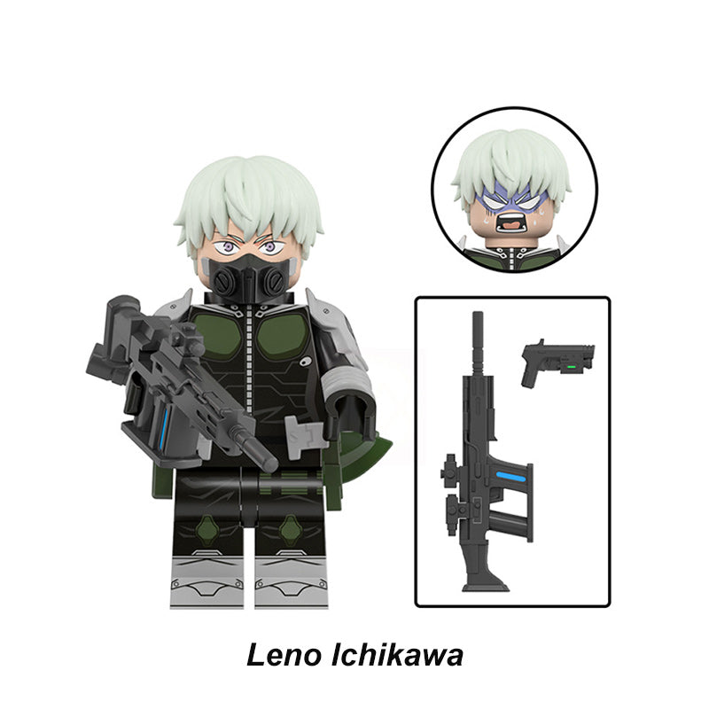 Leno Ichikawa Kaiju No. 8 Defense Force LEGO-compatible minifigure | custom brick minifigures
