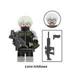 Leno Ichikawa Kaiju No. 8 Defense Force LEGO-compatible minifigure | custom brick minifigures