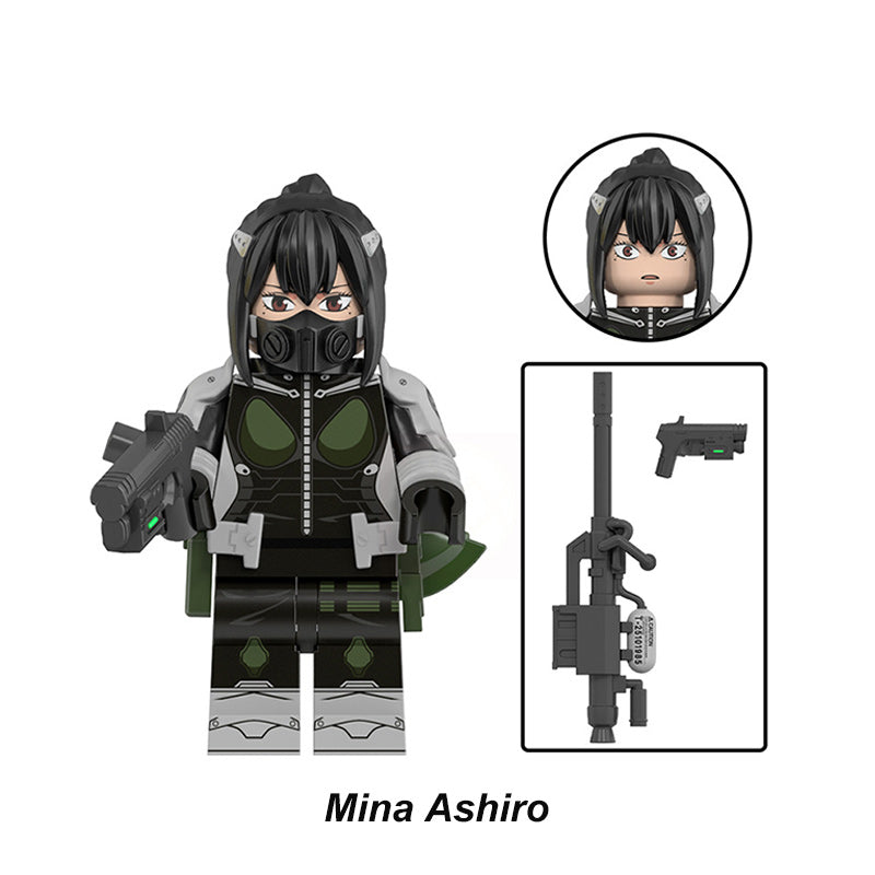 Mina Ashiro Captain Kaiju No. 8 LEGO-compatible minifigure | custom brick minifigures
