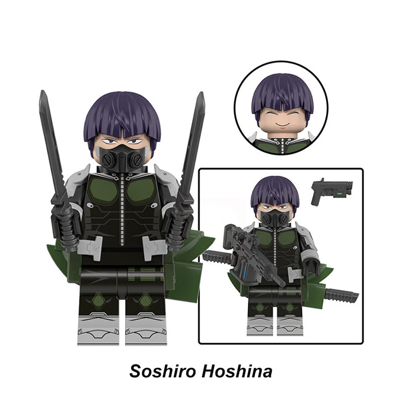 Soshiro Hoshina Vice-Captain Kaiju No. 8 LEGO-compatible minifigure | custom brick minifigures